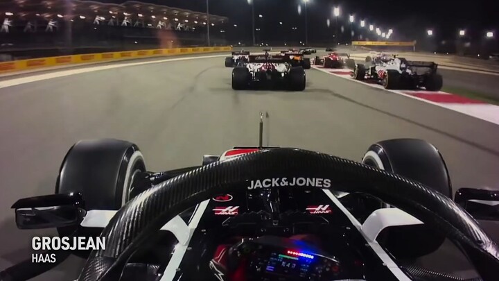 Grosjean's Insane Fireball Crash - Formula 1- Drive To Survive S3