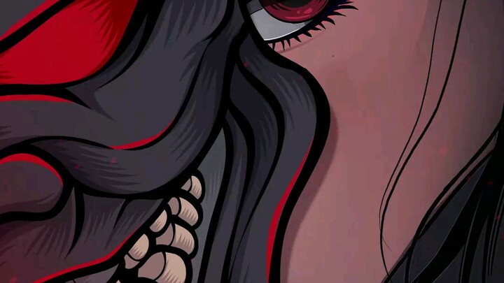 Fondo de pantalla - Chica, Máscara