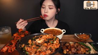 Ăn sập thế giới 29 Bibimbap with Samgyeopsal Mukbang #amthuc