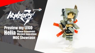 Preview my LEGO Honkai Impact 3rd Helia Planar Armament: Warped Spacetime Chibi | Somchai Ud