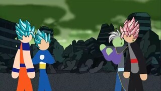 Son Goku & Vegeta VS Goku Hitam & Zamasu