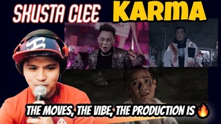 KARMA - Skusta Clee ft. Gloc 9 (Official Music Video) | REACTION