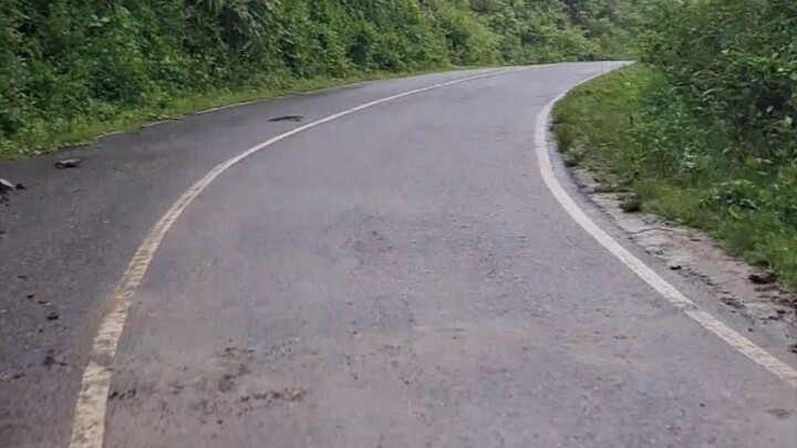 The way to village Tea store ( small mountain)