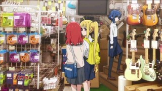 Syuting dari Tokyo MX Bocchi the rock Episode 12 - Dari Pusat Belanja beli Gitar