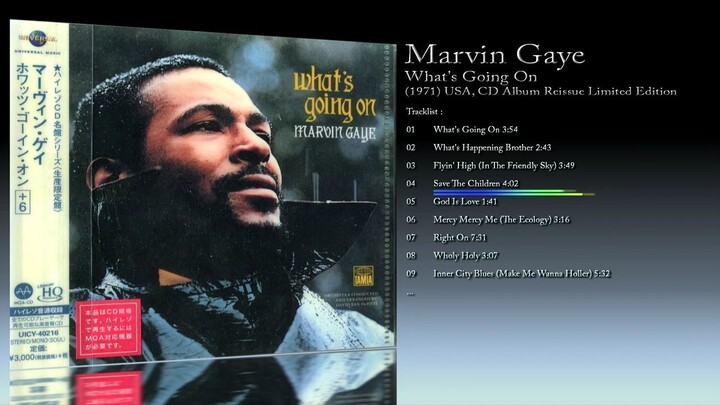 Marvin Gaye (1971) What's Going On [2018 CD Album Reissue - Limited Edition]