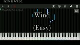 Wind - Naruto Ending theme song | tutorial Easy