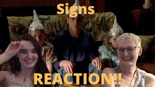 "Signs" REACTION!! Why do all these movies have to have such cute kids?...
