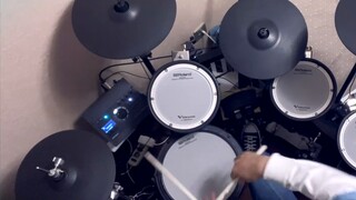 [Pahlawan Muda Berbaju Putih] Jujutsu Kaisen OP Drums Cover Gitar Listrik