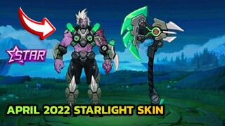 UPCOMING BALMOND APRIL 2022 STARLIGHT SKIN || BALMOND NEW SKIN MOBILE LEGENDS || MLBB