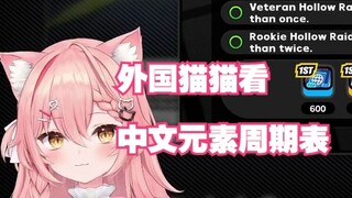 【Hiiro】外国猫猫看中文元素周期表，怎么还看破防了