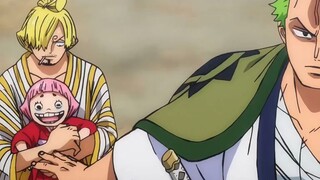 Nothing, just zoro and sanji protecting Otoko