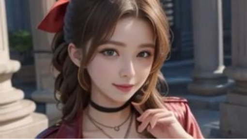 [AIコスプレ] エアリス Aerith ⧸ ai lookbook ⧸ ai cosplay ⧸ ai art [ファイナルファンタジー]