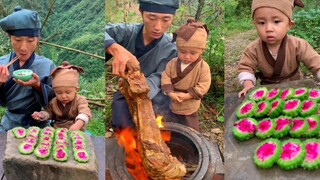 อาหารอันโอชะ ตอนพ่อลูกเค้าทำอะไรกินบ้างน้อกจากมะละใส่กล้วยไปดูกัน EP.68