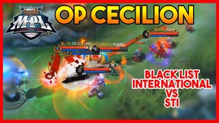 The First Cecilion in MPL! Blacklist International vs STI Game 1 | MPL-PH S5 - MLBB