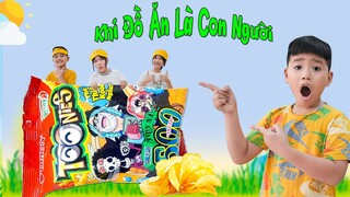 Khi Đồ Ăn Biến Thành Con Người ♥ Min Min TV Minh Khoa