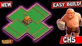 NEW CAPITAL HALL 5 ( CH5 ) BASE LAYOUT | NEW TOP2 CAPITAL PEAK 5 BASE LAYOUT | CLASH OF CLANS