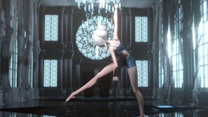 【自k舞蹈】【布料解算】这是正经的钢管舞！