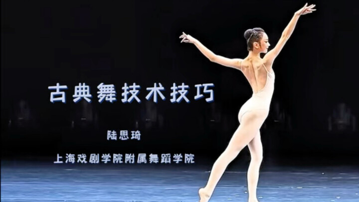 陆思琦《中国古典舞技术技巧组合》
