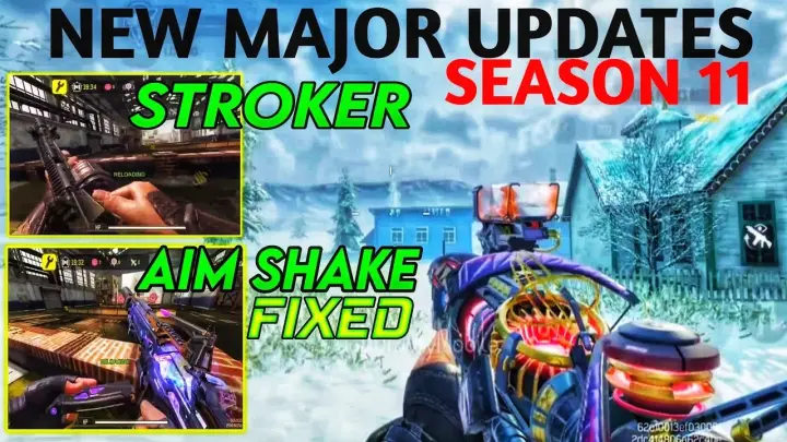 Season 11 Cod Mobile | New Major Updates - New Striker Attachment Stroker Call Of Duty Mobile Leak