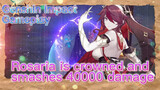 [Genshin Impact  Gameplay]  Rosaria is crowned and smashes 40,000 damage