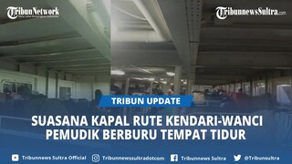 Suasana Mudik KM Al Sudais Rute Kendari-WanciPenumpang Berburu Tempat Tidur Sejak Pukul 4.00 WITA