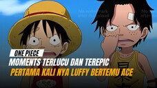 Moment pertama kali nya luffy bertemu ace Bikin ngakak😭🤣 - One piece