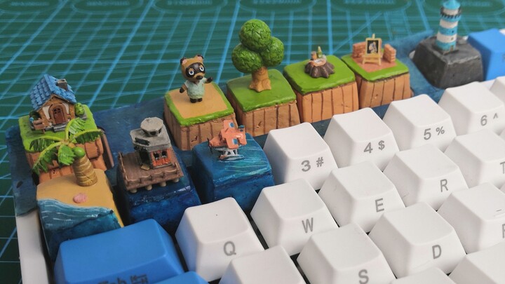DIY ฝาครอบคีย์บอร์ด "ทำของขวัญให้ภรรยา ให้เขาได้ทำงานบนเกาะต่อไป"