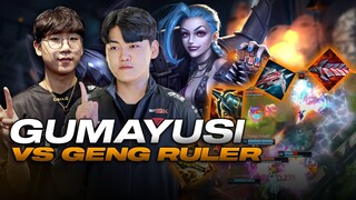 PHÂN TÍCH T1 GUMAYUSI JINX VS GEN.G RULER XAYAH, KÈO ĐẤU CỰC CĂNG (LMHT)12.3