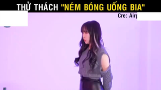 Thử thách Ném bóng uống bia - thua bị phạt phải cởi đồ part 2 #giaitri