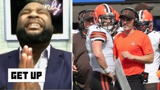 GET UP | Marcus Spears breaks down AFC North race after Browns loss to Raiders 16-14 on "MNF"