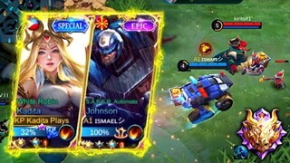 KADITA AND JOHNSON BULLIED BANE AND PHARSA IN RANK GAME!! | TOP GLOBAL KADITA AND JOHNSON | MLBB