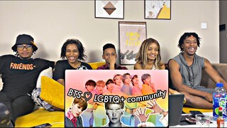 BTS supporting the LGBTQ+ community and breaking gender stereotypes | happy pride month! (Reaction)