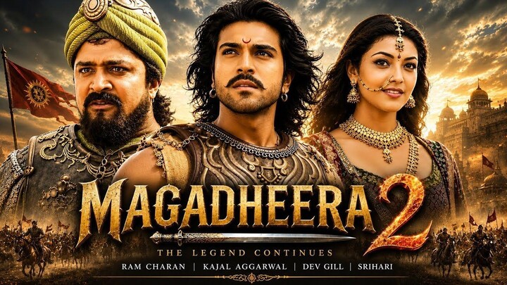 Magadheera Hindi Dubbed Full Movie - Ram Charan, Kajal Aggarwal, Dev Gill, Srihari