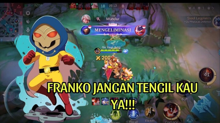 FRANKO JANGAN TENGIL KAU YA!!!