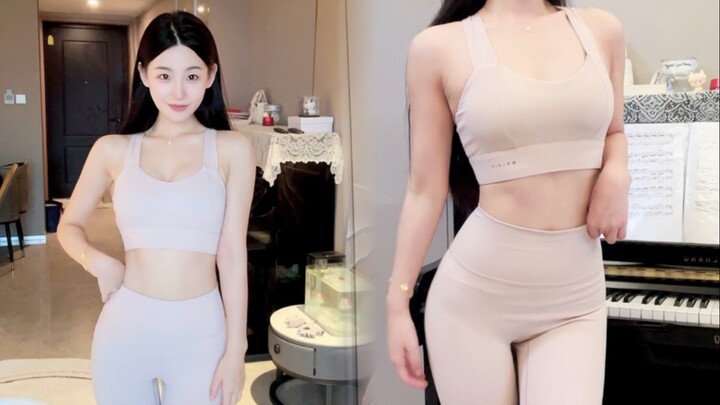 Xianbei remains silent, focusing solely on glute training.
