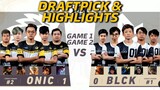Onic Vs Blck Highlights | (FILIPINO) MPL-PH S8 Week 6 Day 3 | MLBB