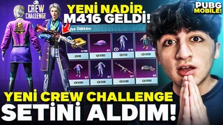 KİMSEDE OLMAYAN YENİ CREW CHALLENGE SETİNİ ALDIM! 😯 ( YENİ NADİR M416 GELDİ! ) - PUBG Mobile