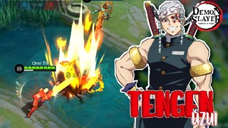 OMG 😱 | UZUI TENGEN vs GYUTARO SCENE | UZUI in MOBILE LEGENDS | ANIME x MOBILE LEGENDS