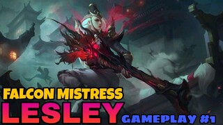 LESLEY - FALCON MISTRESS SKIN | GAMEPLAY #1 - MLBB