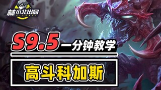 1分钟学会高斗大虫，又肉又有输出的超强阵容！【云顶之弈S9.5】【金铲铲之战】