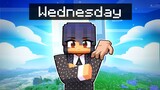 Playing as WEDNESDAY in Minecraft!