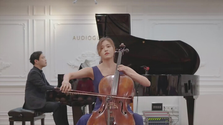 "Apres Un Reve" was covered by a woman with cello