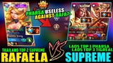 Rafa is the Counter Pick for Pharsa?! Top Supreme Rafaela vs. Top Supreme Tigreal & Pharsa ~ MLBB