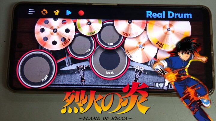 Nanka Shiawase - Oystars | Flame of Recca Opening Song | Real Drum Cover