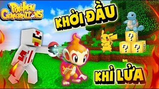 Vũ Liz Minecraft Pixelmon Super #1 : Khởi Đầu Hành Trình Với Pokemon Chimchar !