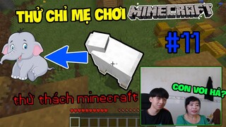 THỬ CHỈ CHO MẸ CÁCH CHƠI MINECRAFT VÀ CÁI KẾT!! - Thử Thách Theo CMT #12