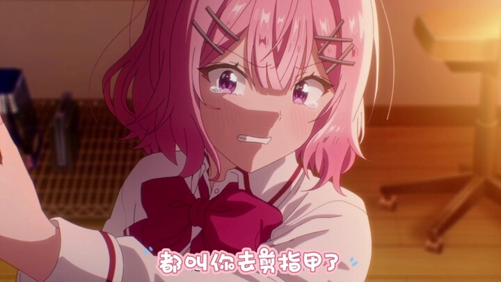 I told you to trim your nails before cooking, didn't I? ( )