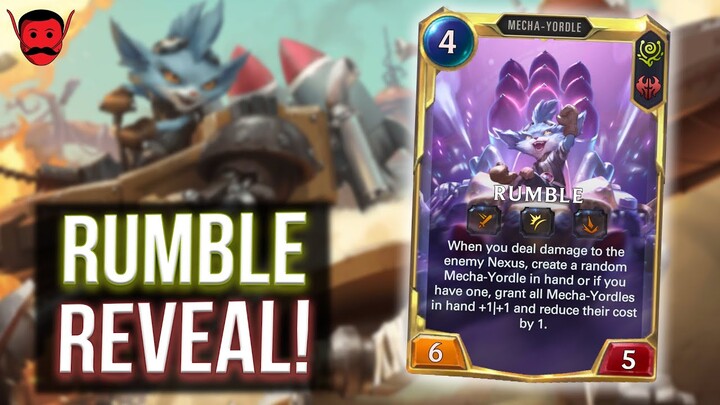 RUMBLE REVEAL!  |  Reaction & Analysis  |  New Champion Card  |  Legends of Runeterra