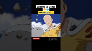 saitama vs genos fight #saitama #genos #badass