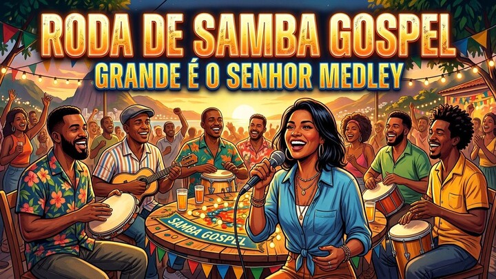O Melhor do Pagode Gospel Roda de Samba Grande é o Senhor Medley #PagodeGospel #SambaGospel